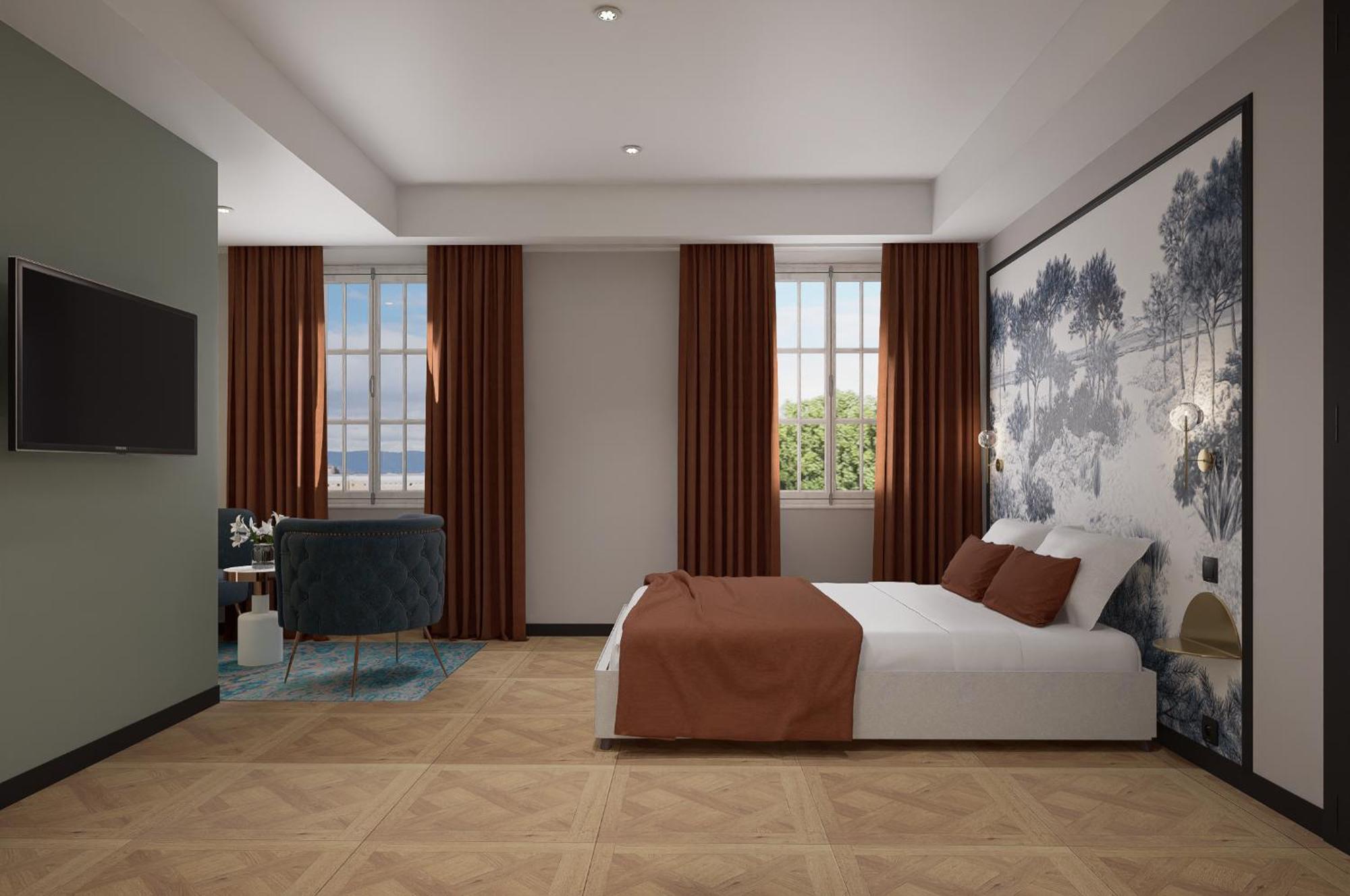 Grand Hotel De La Scala Calacuccia Habitación foto